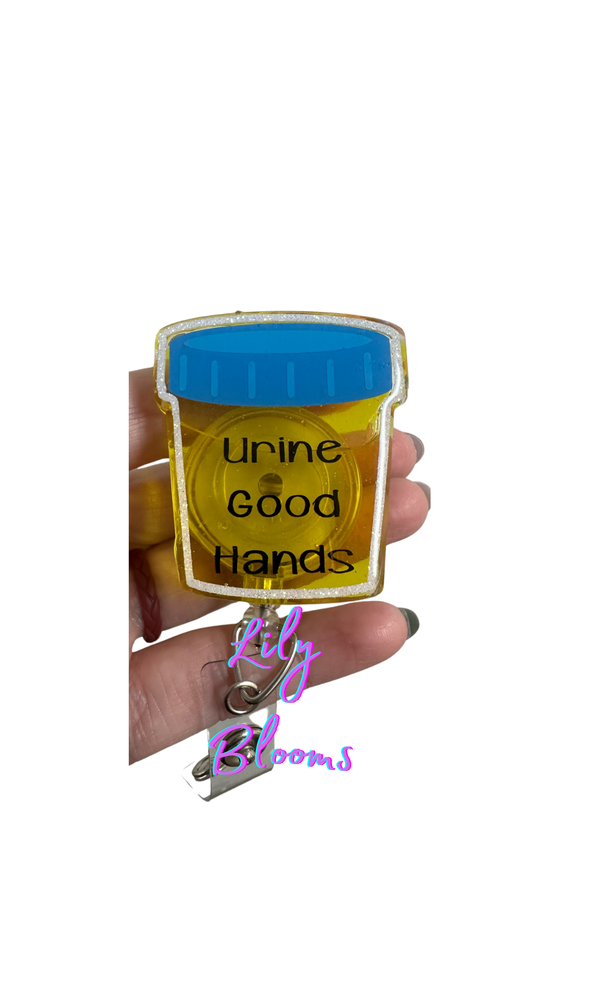 Urine cup Badge Reel